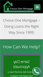 Mobile Screenshot of choice1mortgage.com